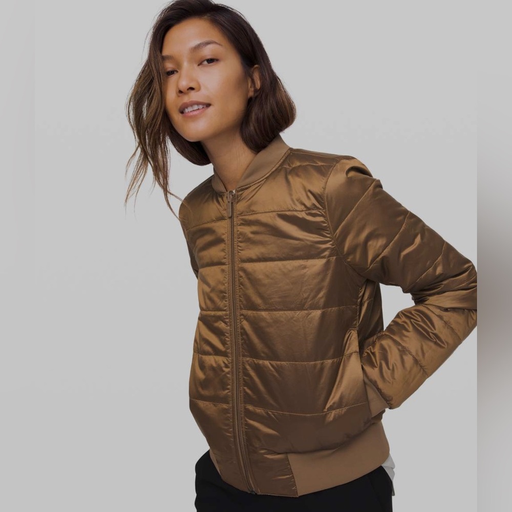 Lululemon non stop bomber(reversible) - Frontier color. Excellent condition